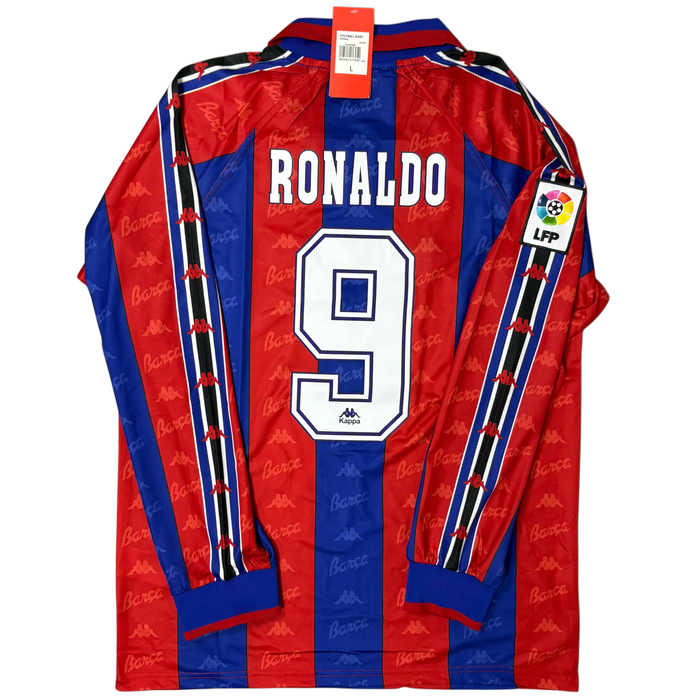 1994/95 Barcelona Home Longsleeve ‘RONALDO 9’ Adult Men’s Large