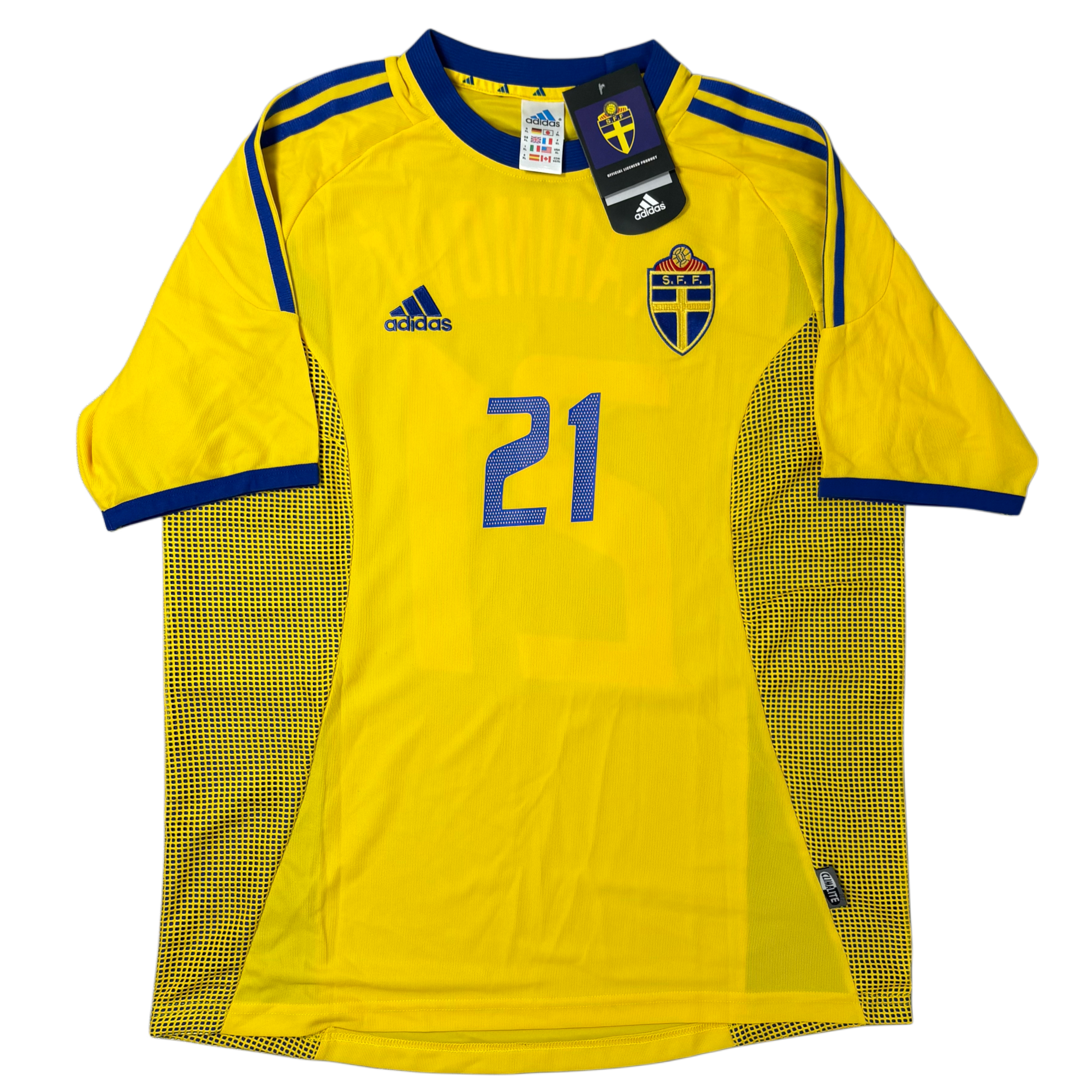 2002/03 Sweden Home ‘IBRAHIMOVIĆ 21’ Adult men’s XL