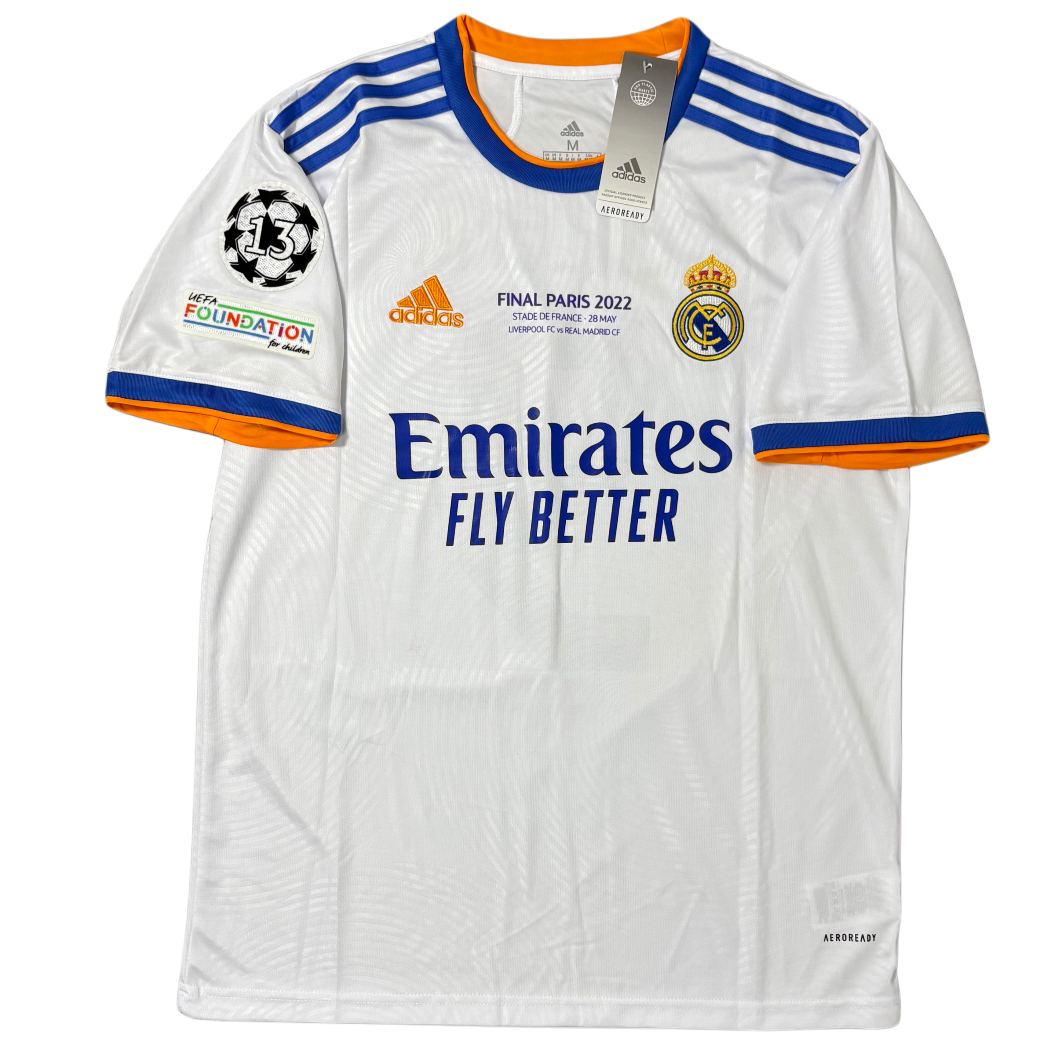 2021/22 Real Madrid Home ‘BENZEMA 9’ Adult Men’s Medium