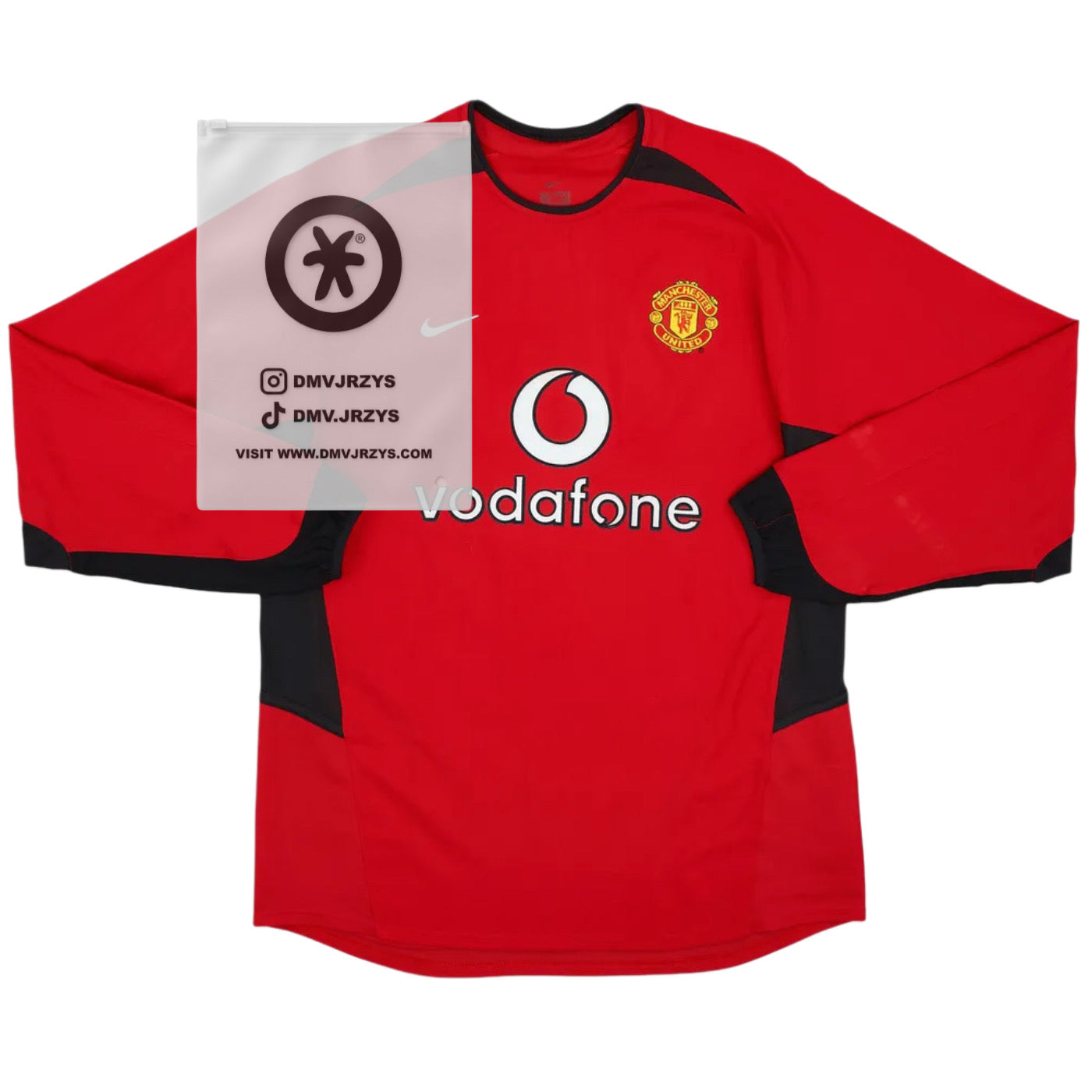 2002/04 Manchester United Home Longsleeve