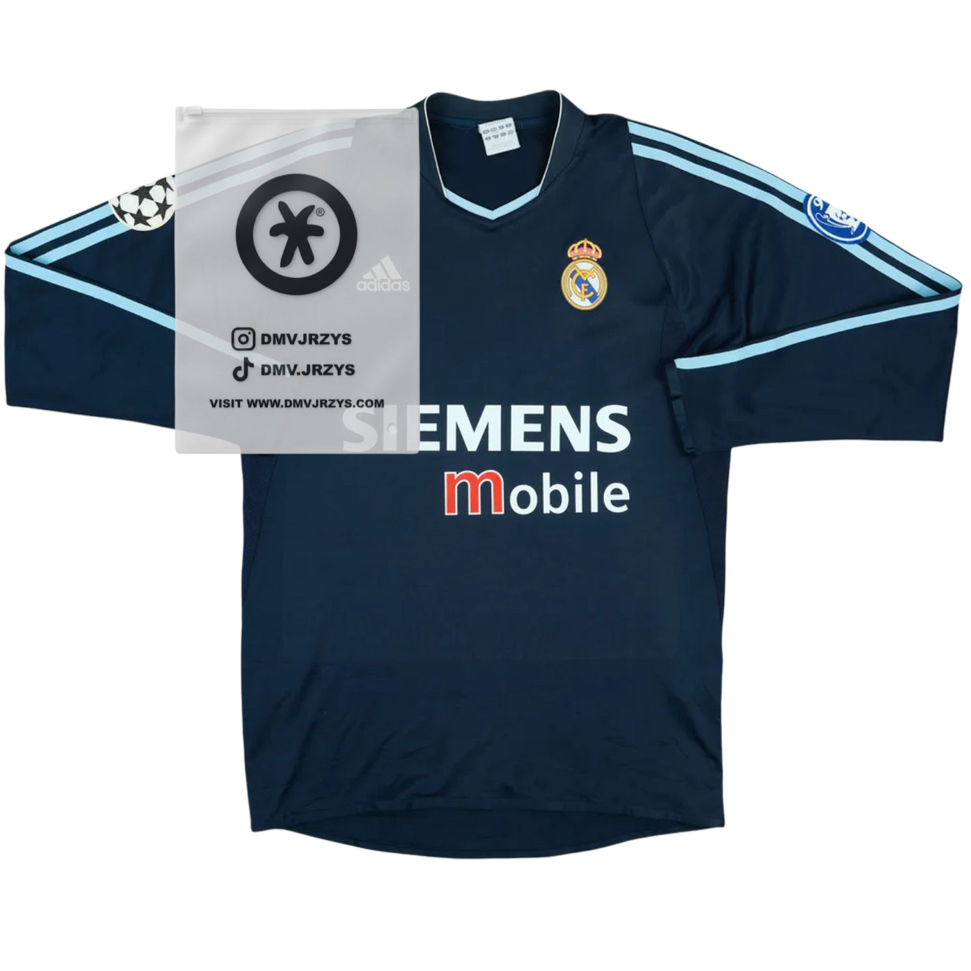 2003/04 Real Madrid Away Longsleeve