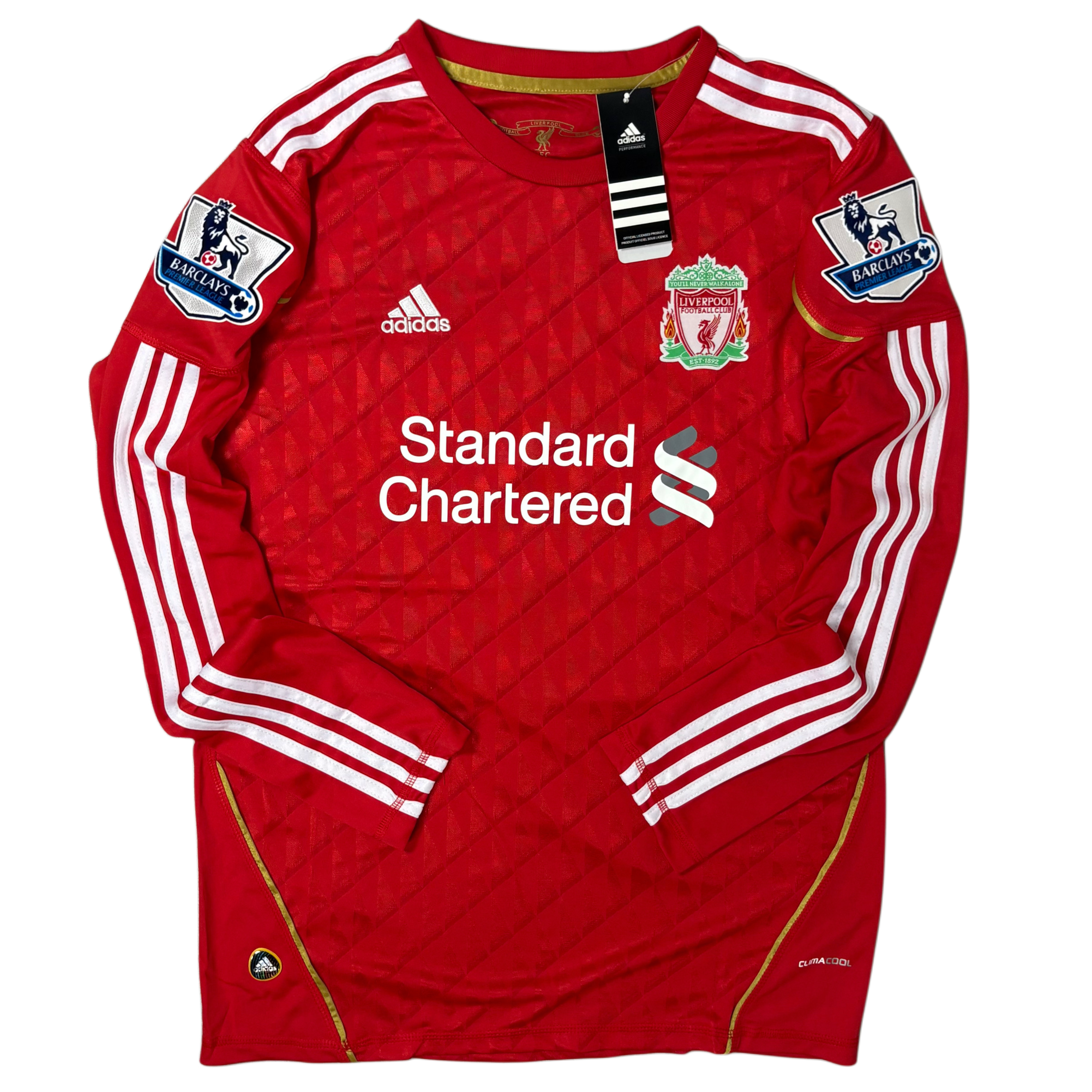2010/11 Liverpool Home Longsleeve ‘SUAREZ 7’ Adult Men’s XL