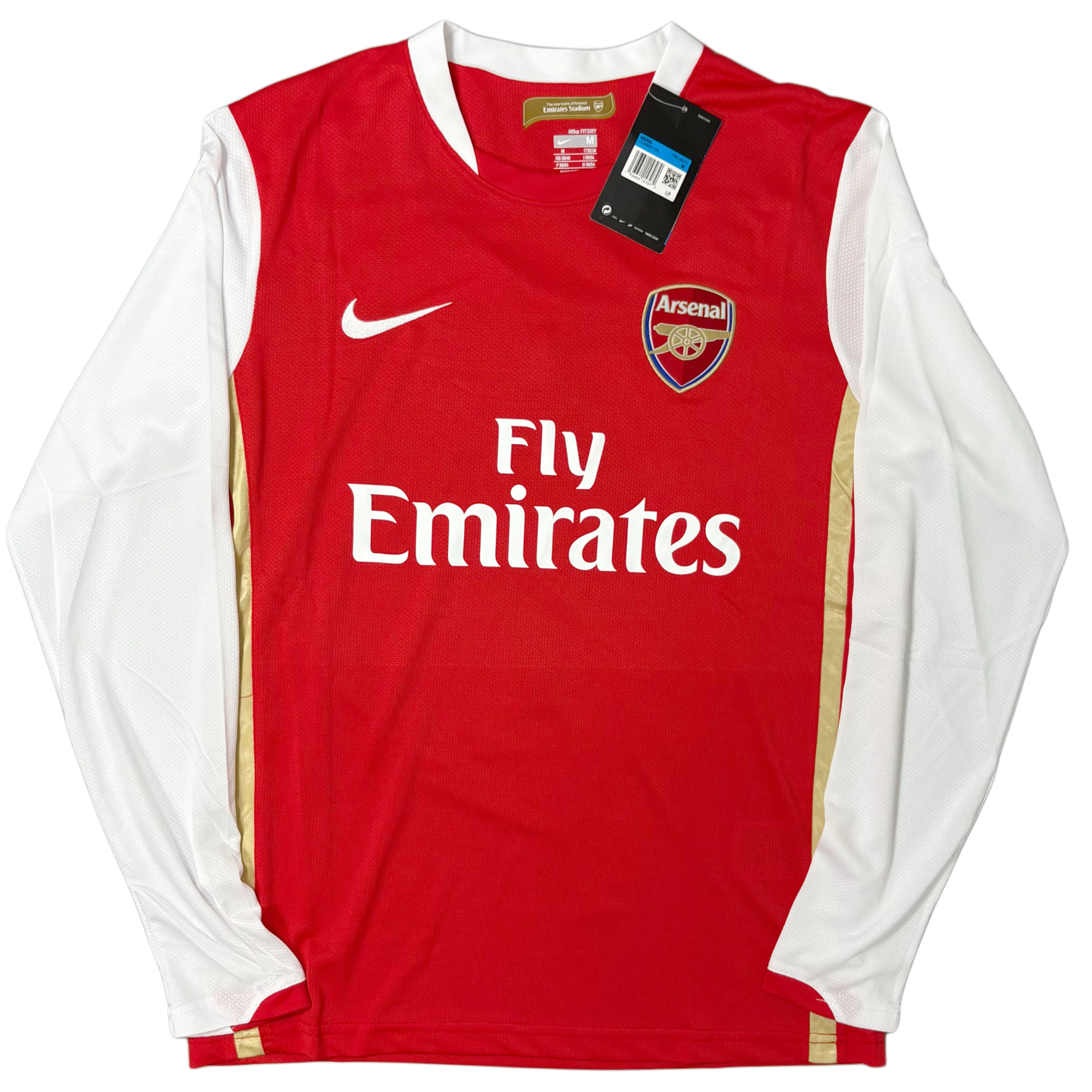 2006/08 Arsenal Home Longsleeve ‘FABREGAS 4’ Adult men’s Medium