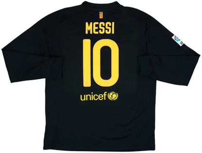 2011-12 Barcelona Away Long Sleeve Retro