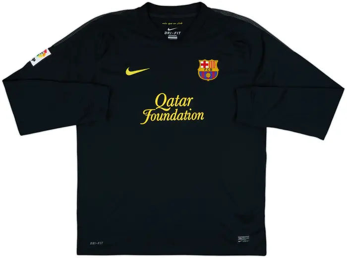 2011-12 Barcelona Away Long Sleeve Retro