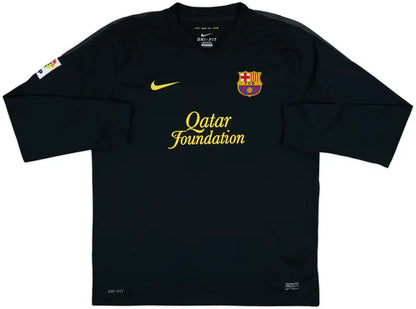 2011-12 Barcelona Away Long Sleeve Retro