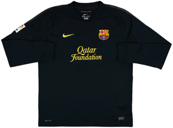 2011-12 Barcelona Away Long Sleeve Retro