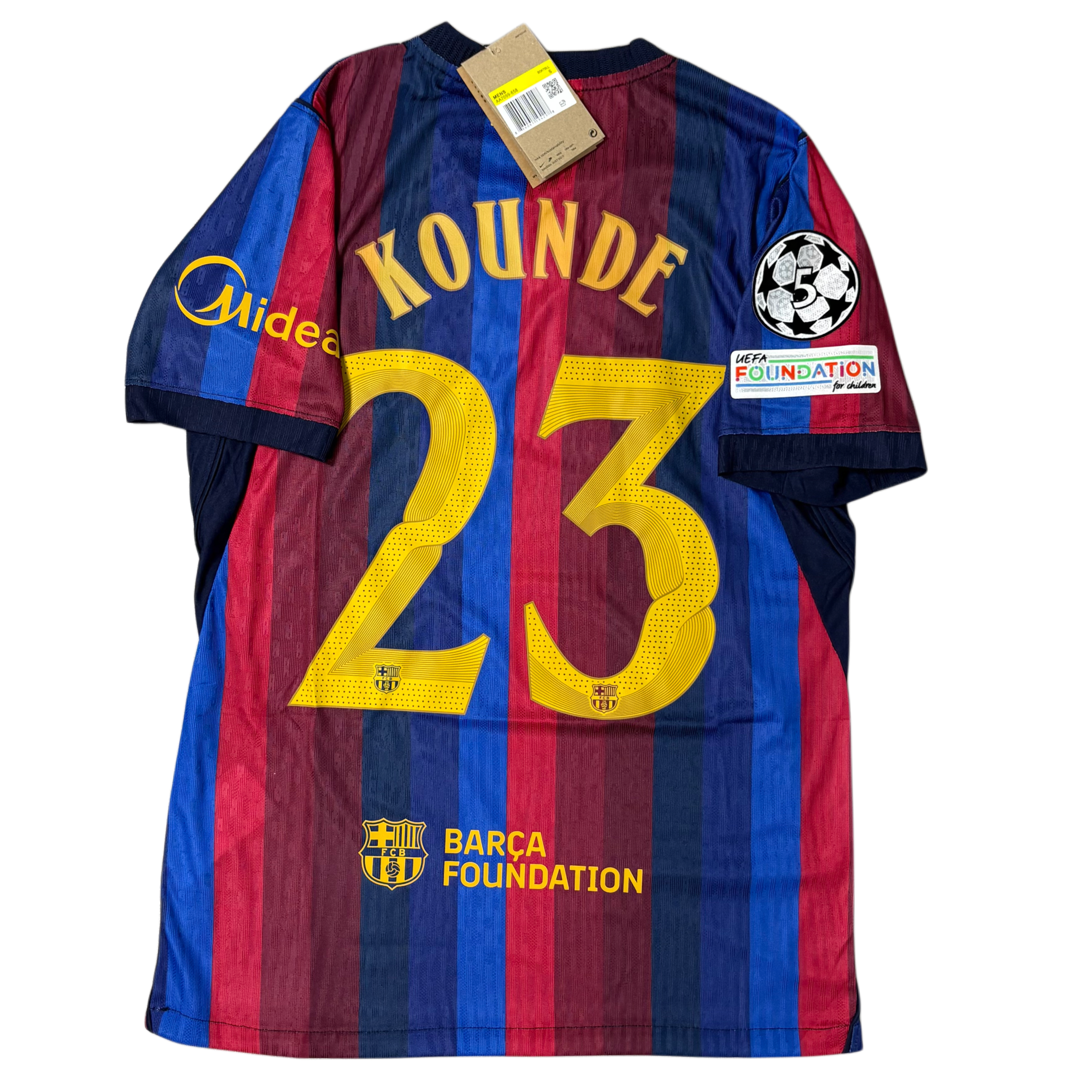 2026/27 Barcelona Home player version ‘KOUNDE 23’ Adult men’s Small