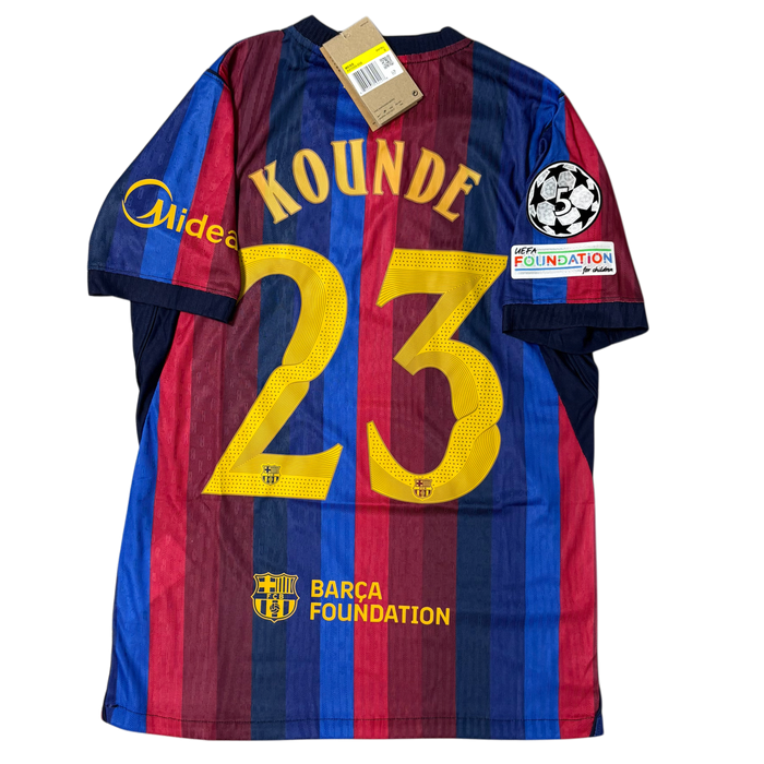 2026/27 Barcelona Home player version ‘KOUNDE 23’ Adult men’s Small