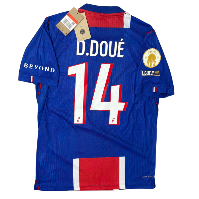 2026/27 PSG Home Player Version ‘D. DOUÉ 14’ Adult Men’s Large