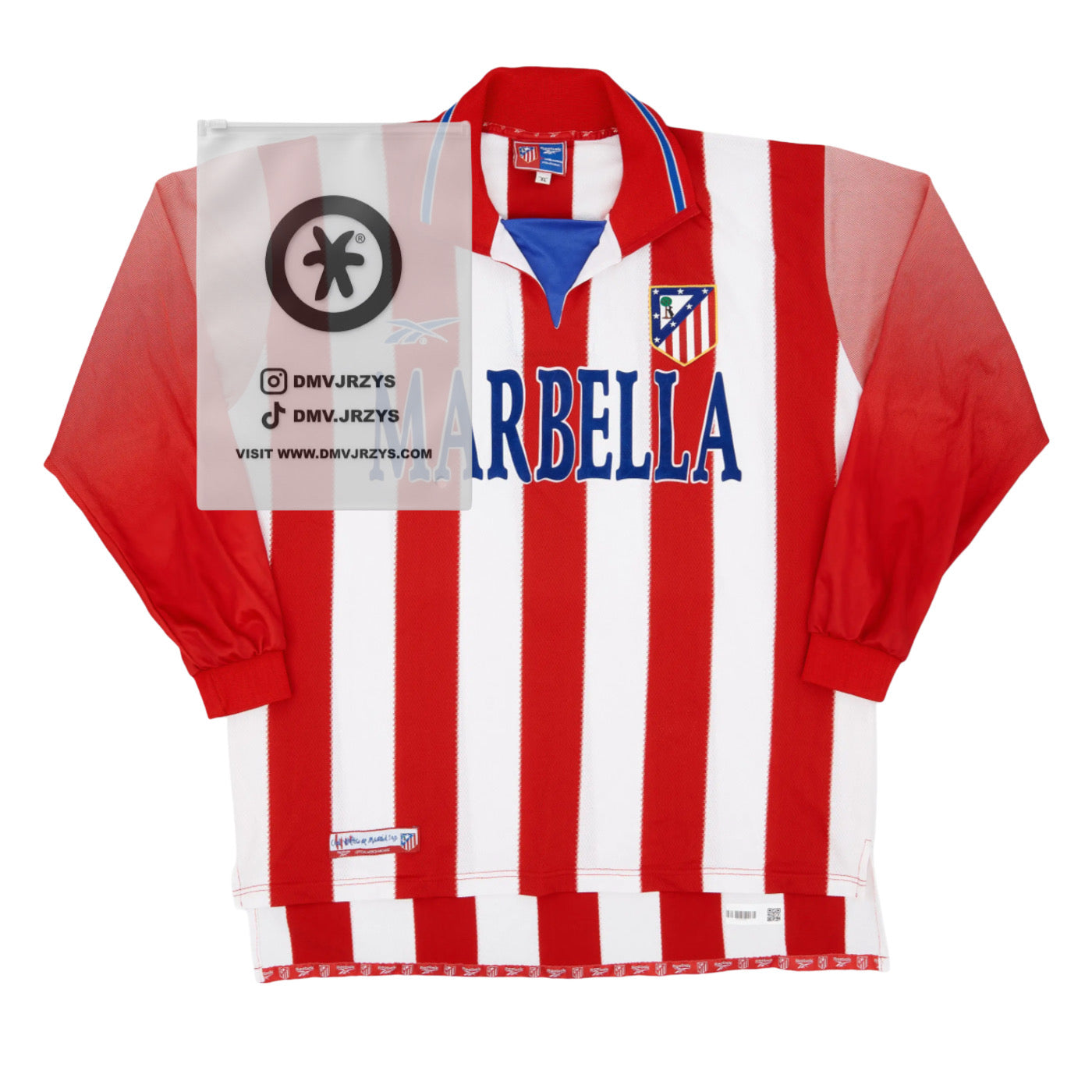 1998/99 Atlético Madrid Home Longsleeve