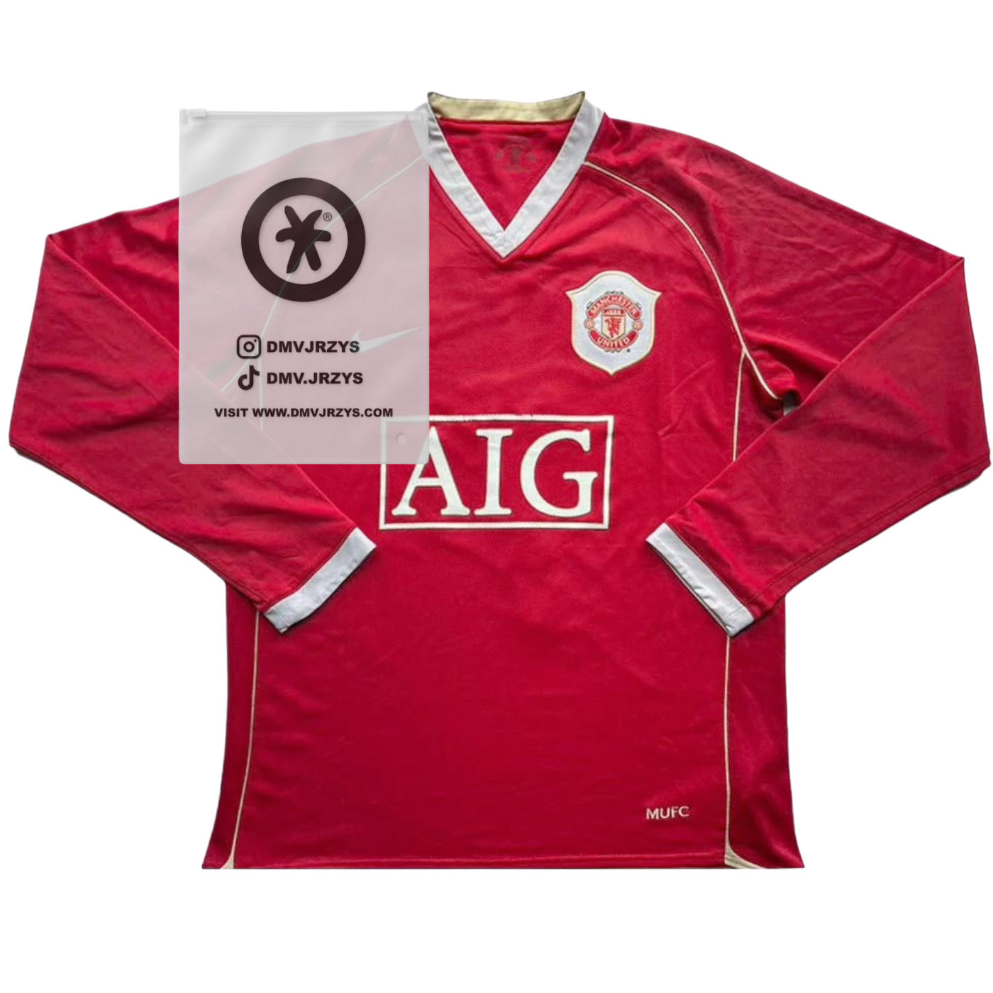 2006/07 Manchester United Home Longsleeve