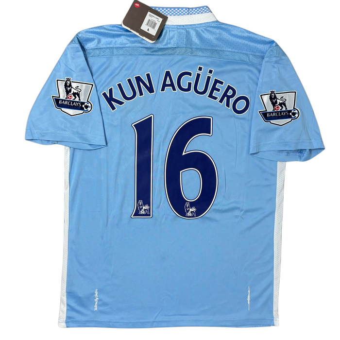 2011/12 Manchester City Home ‘KUN AGÜERO 16’ Adult mens Large