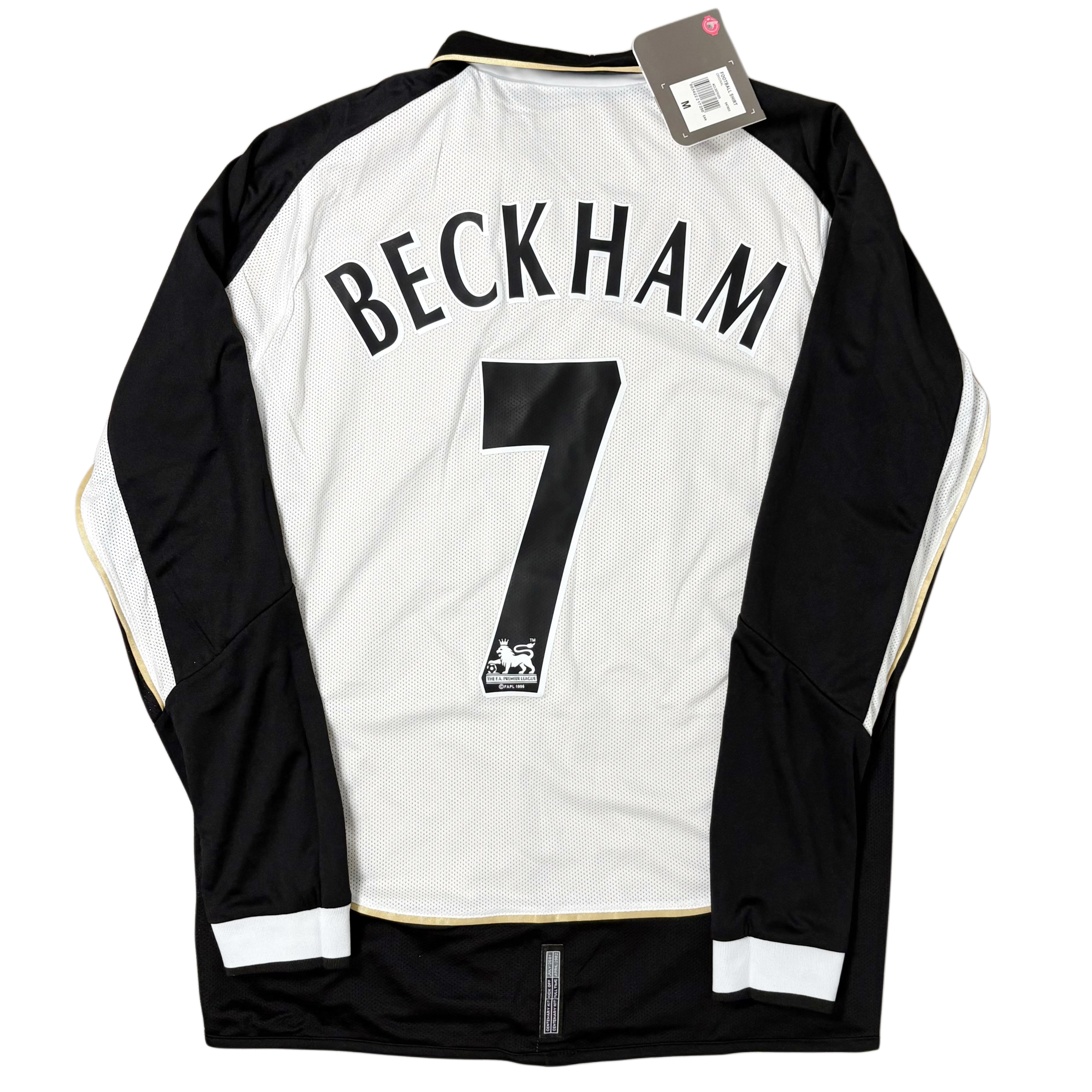 2001/02 Manchester United Away longsleeve REVERSABLE ‘BECKHAM 7’ Adult men’s Medium
