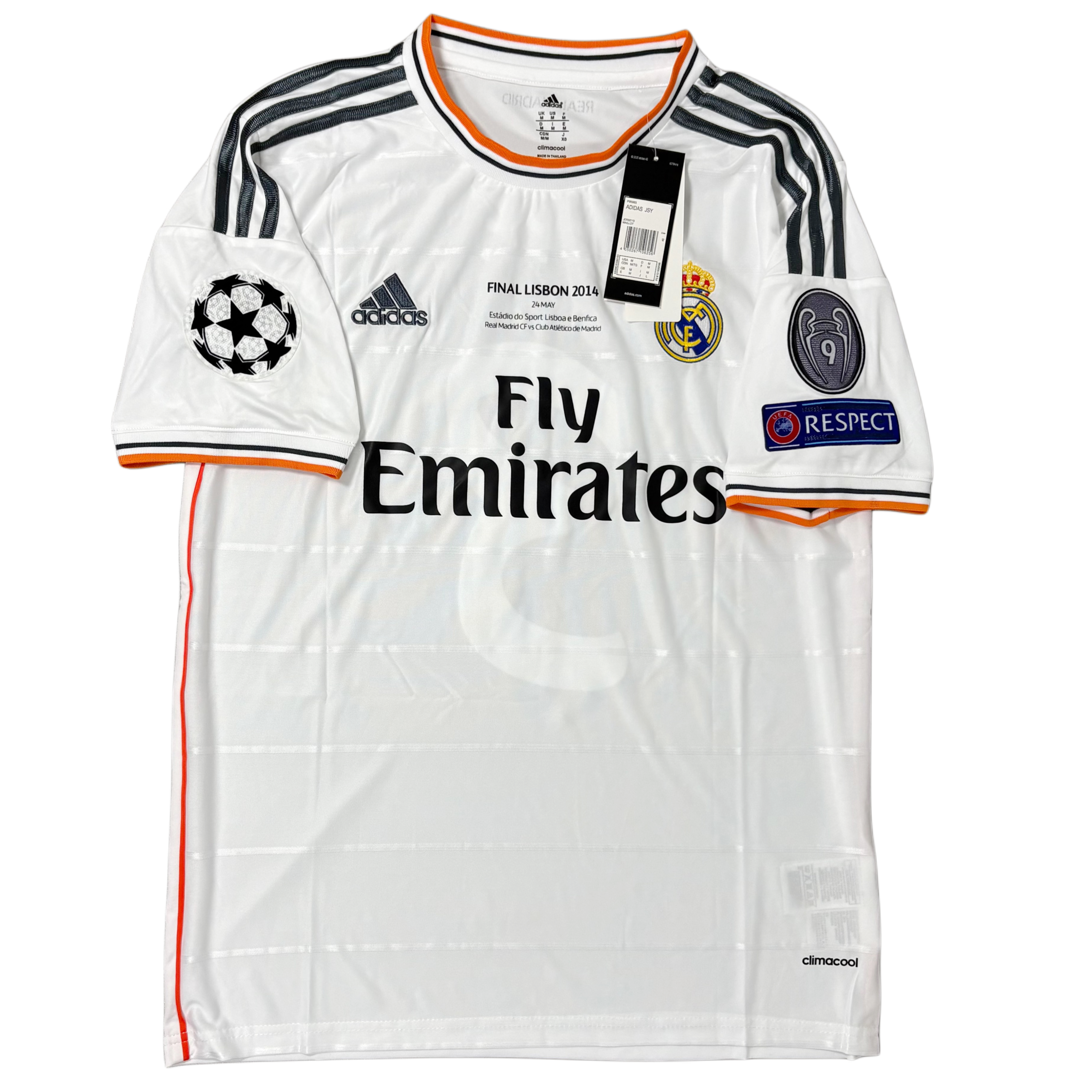2013/14 Real Madrid Home ‘PEPE 3’ Adult men’s Medium