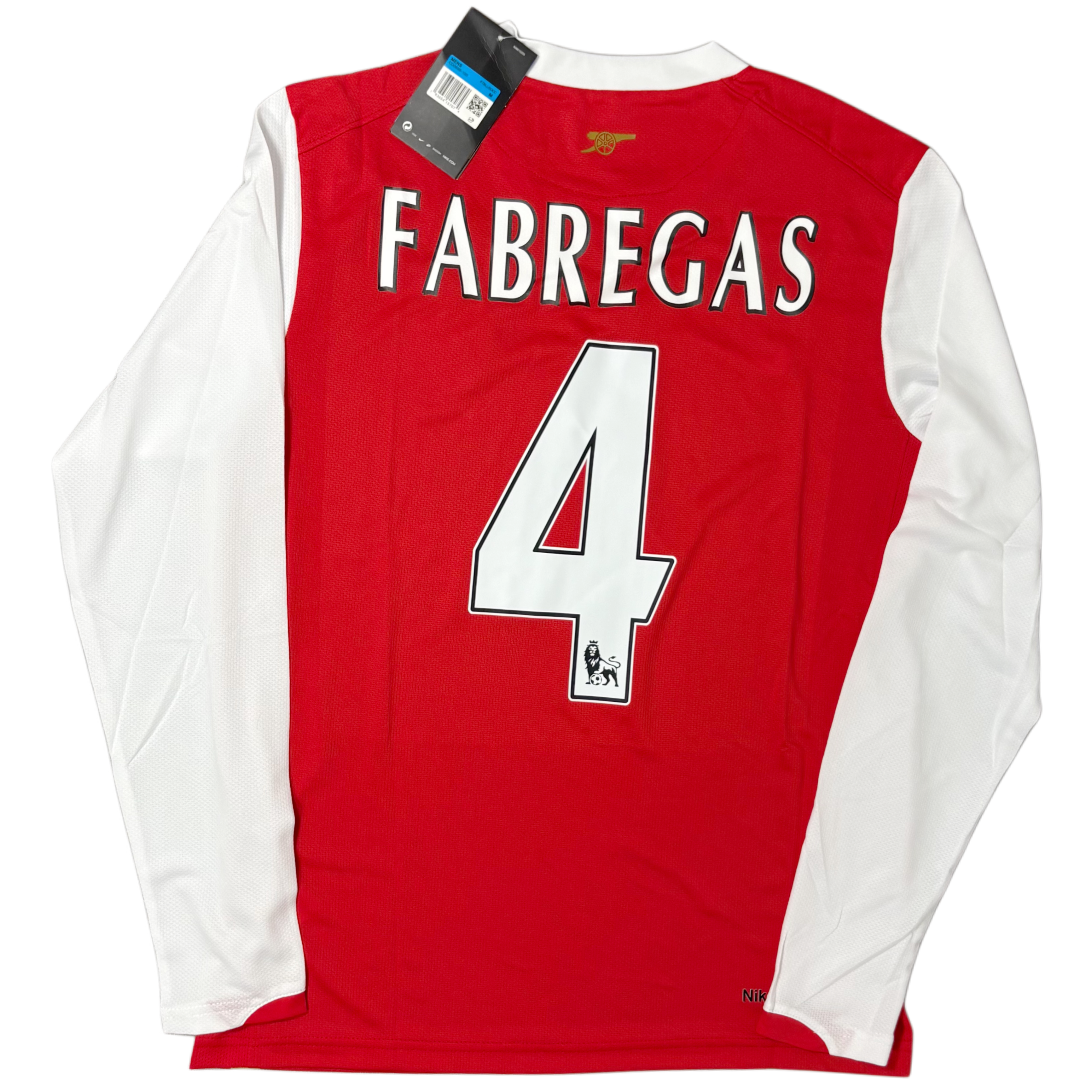 2006/08 Arsenal Home Longsleeve ‘FABREGAS 4’ Adult men’s Medium