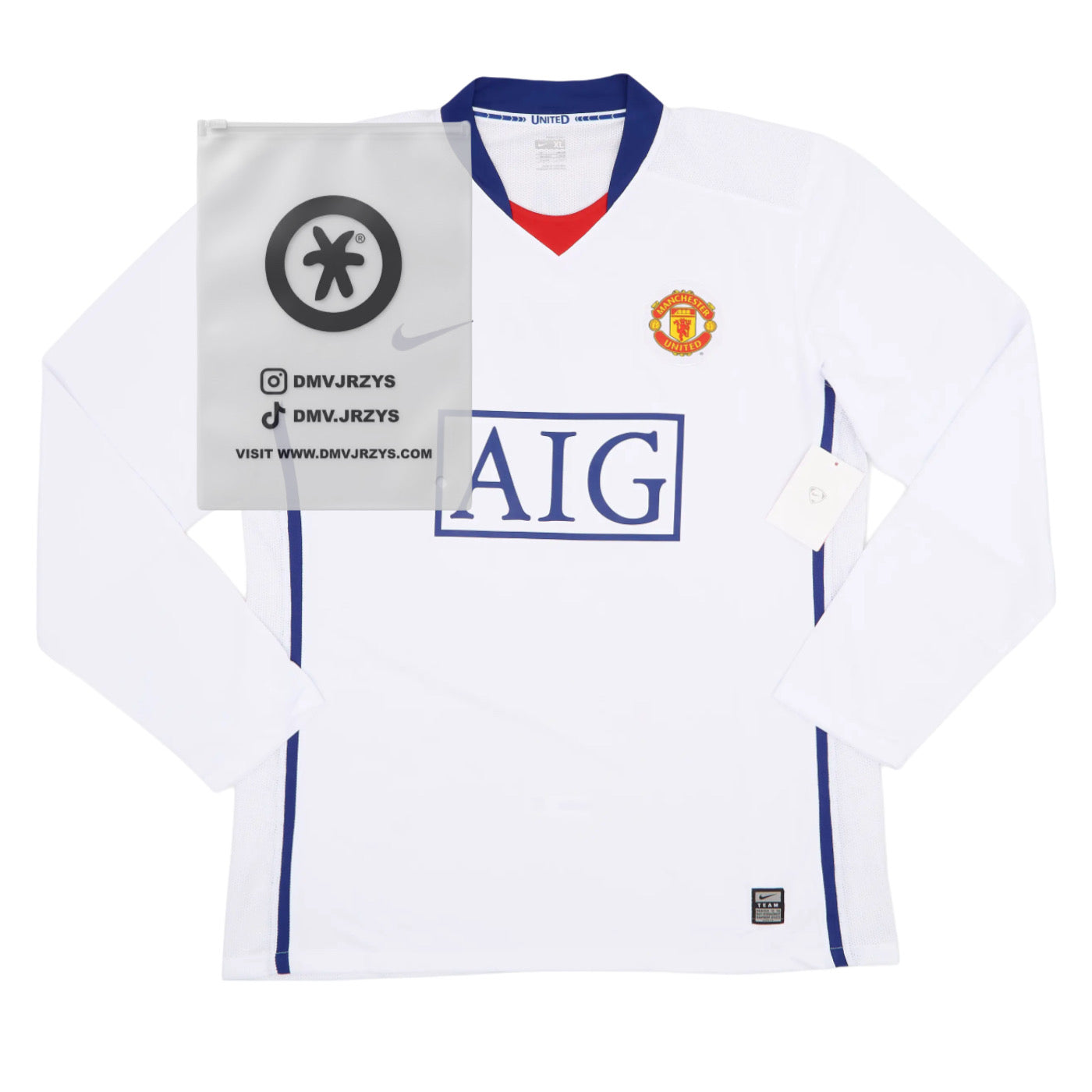2008/09 Manchester United Away Longsleeve