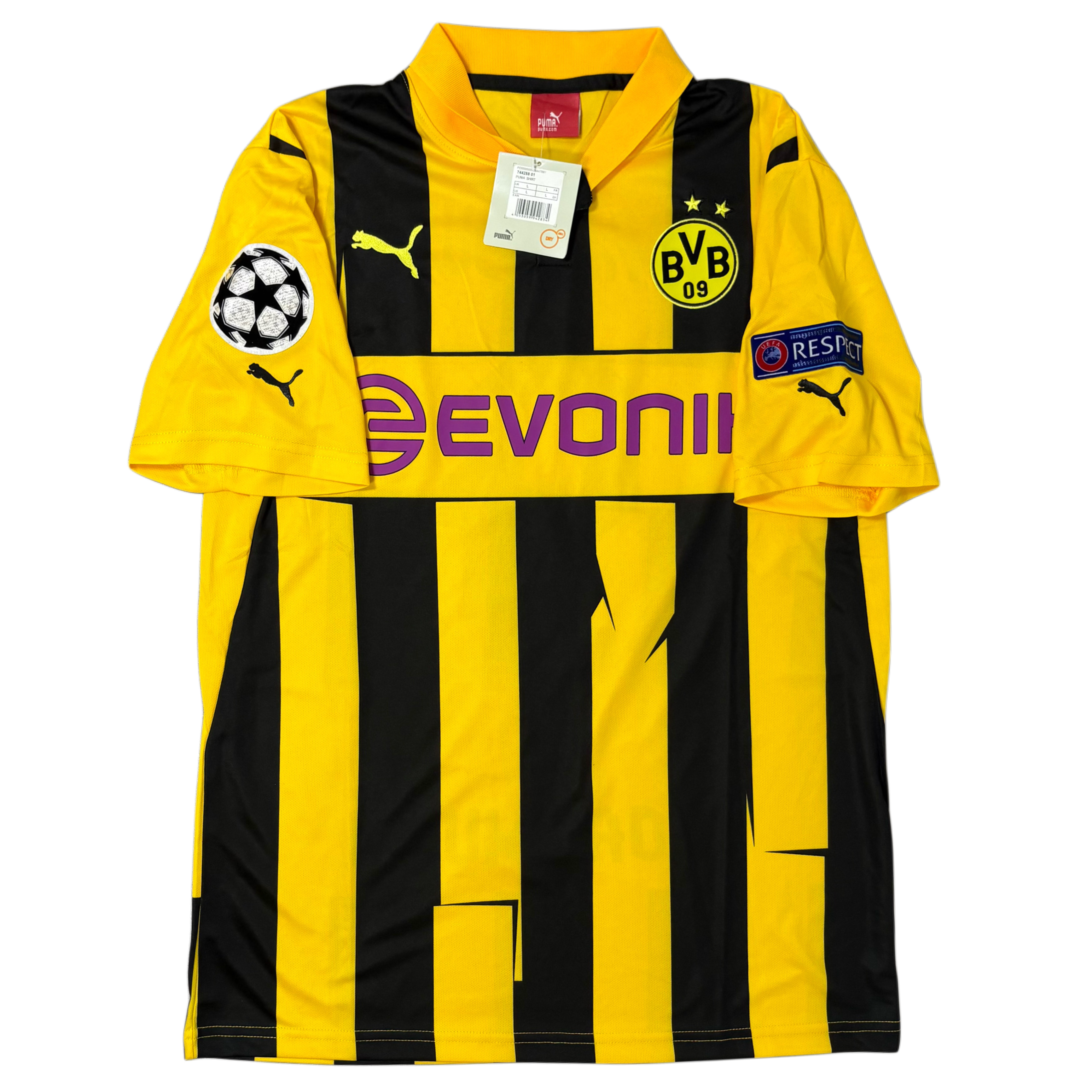 2012/13 Dortmund Home ‘LEWANDOWSKI 9’ Adult Men’s Large