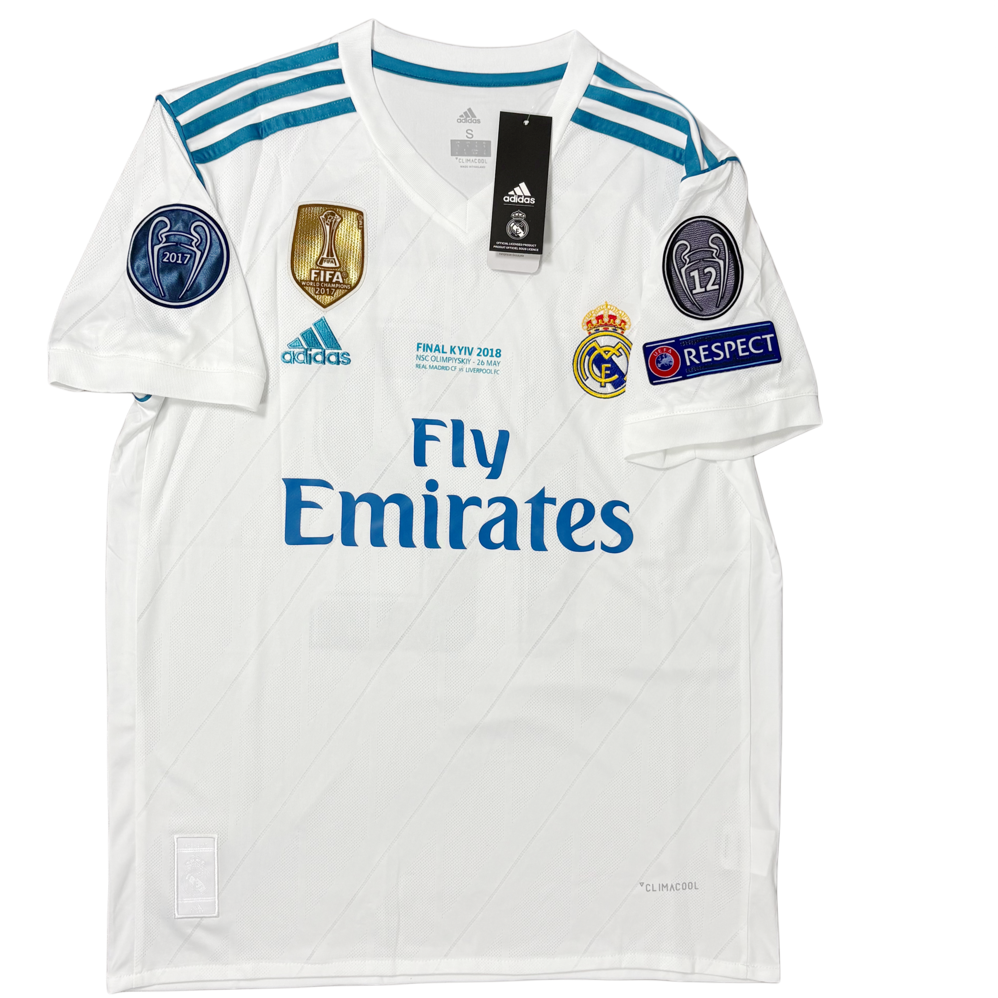 2017/18 Real Madrid Home ‘MARCELO 12’ Adult men’s small