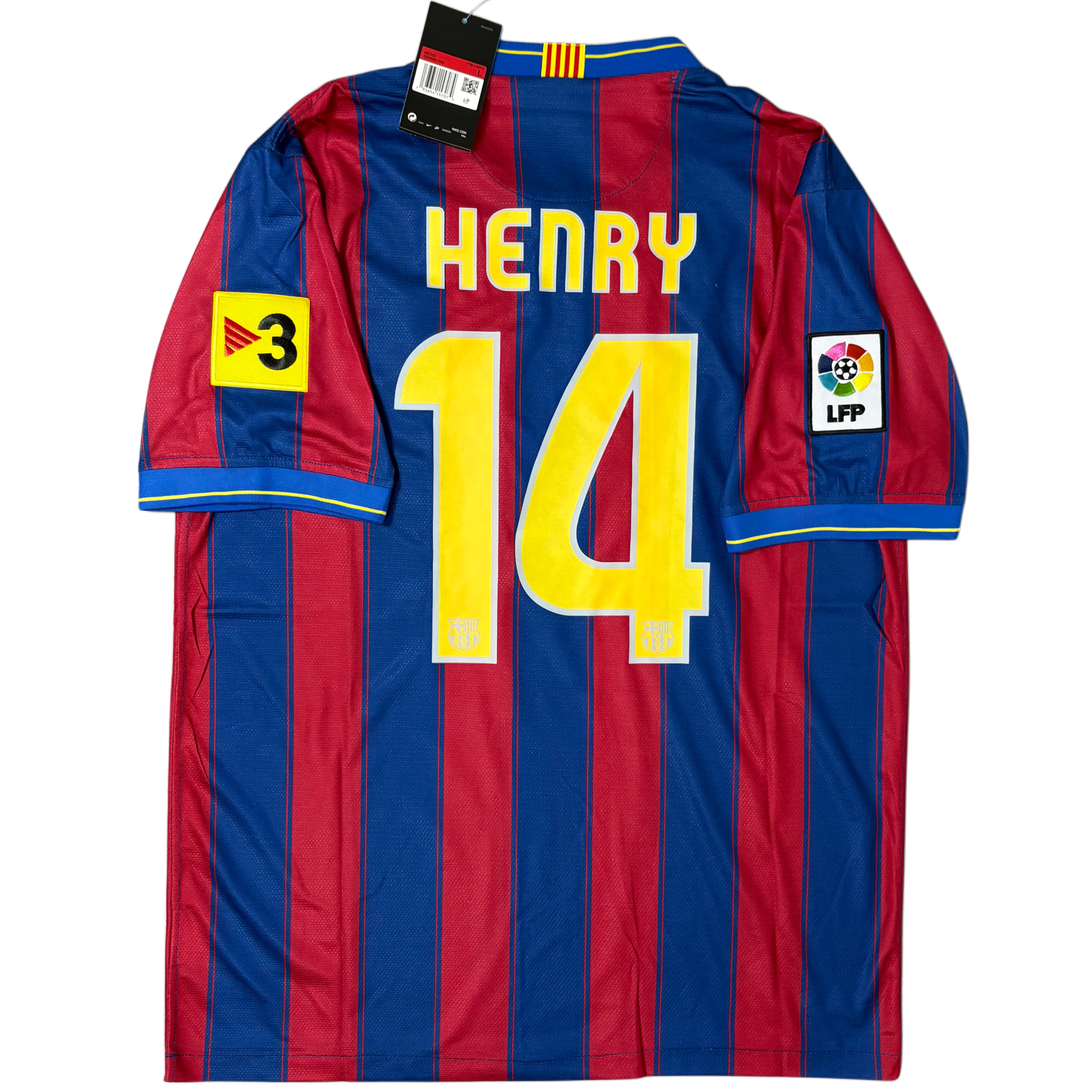 2009/10 Barcelona Home ‘HENRY 14’ Adult Men’s Large