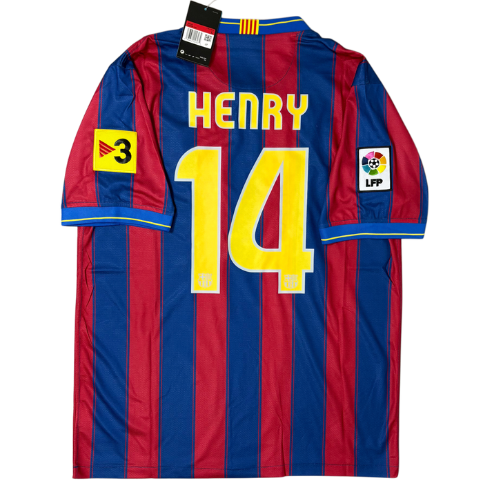2009/10 Barcelona Home ‘HENRY 14’ Adult Men’s Large