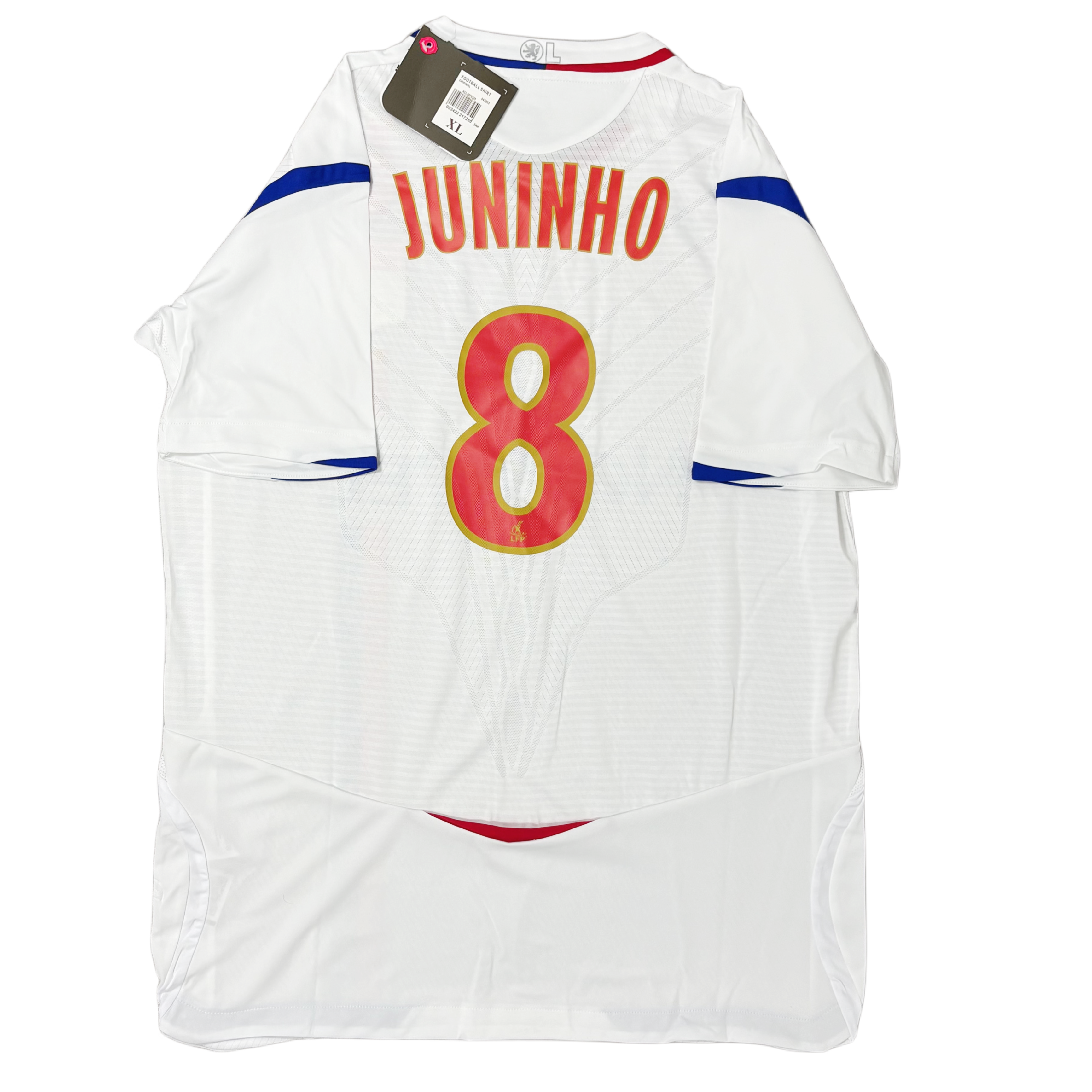 2008/09 Olympique Lyonnaise Home ‘JUNINHO 8’ Adult men’s XL