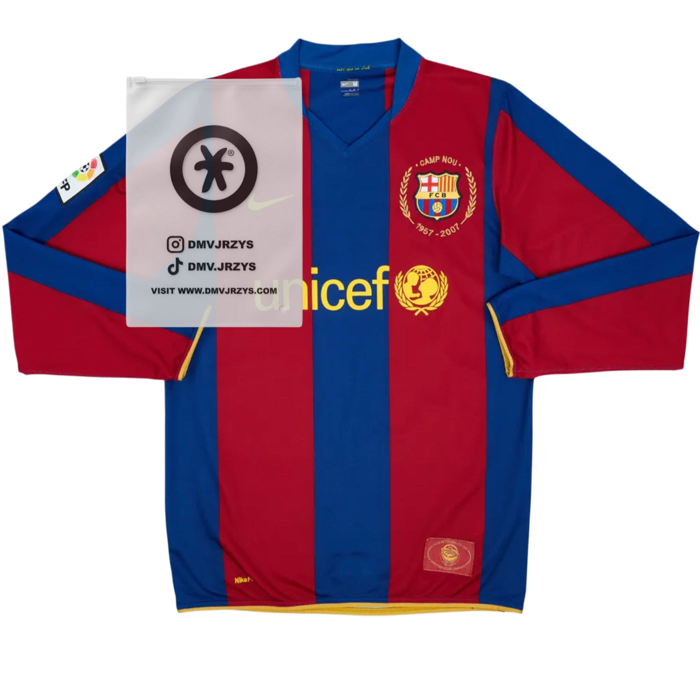 2007-08 Barcelona Home Longsleeve