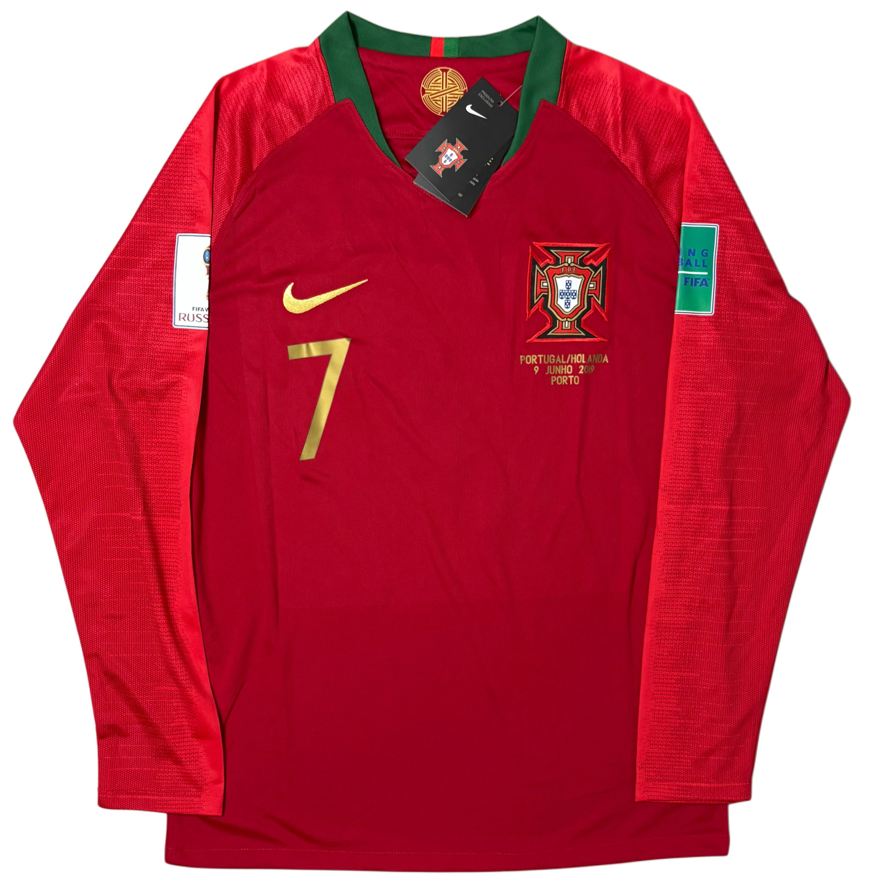 2018/19 Portugal Home Longsleeve “Ronaldo 7” Adult men’s Medium