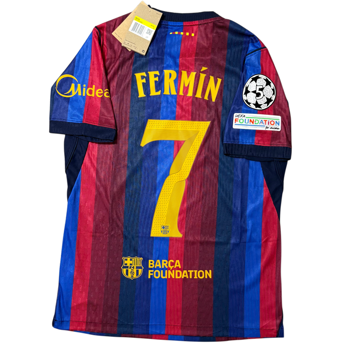 2026/27 Barcelona Home player version ‘FERMÍN 7’ Adult men’s Small