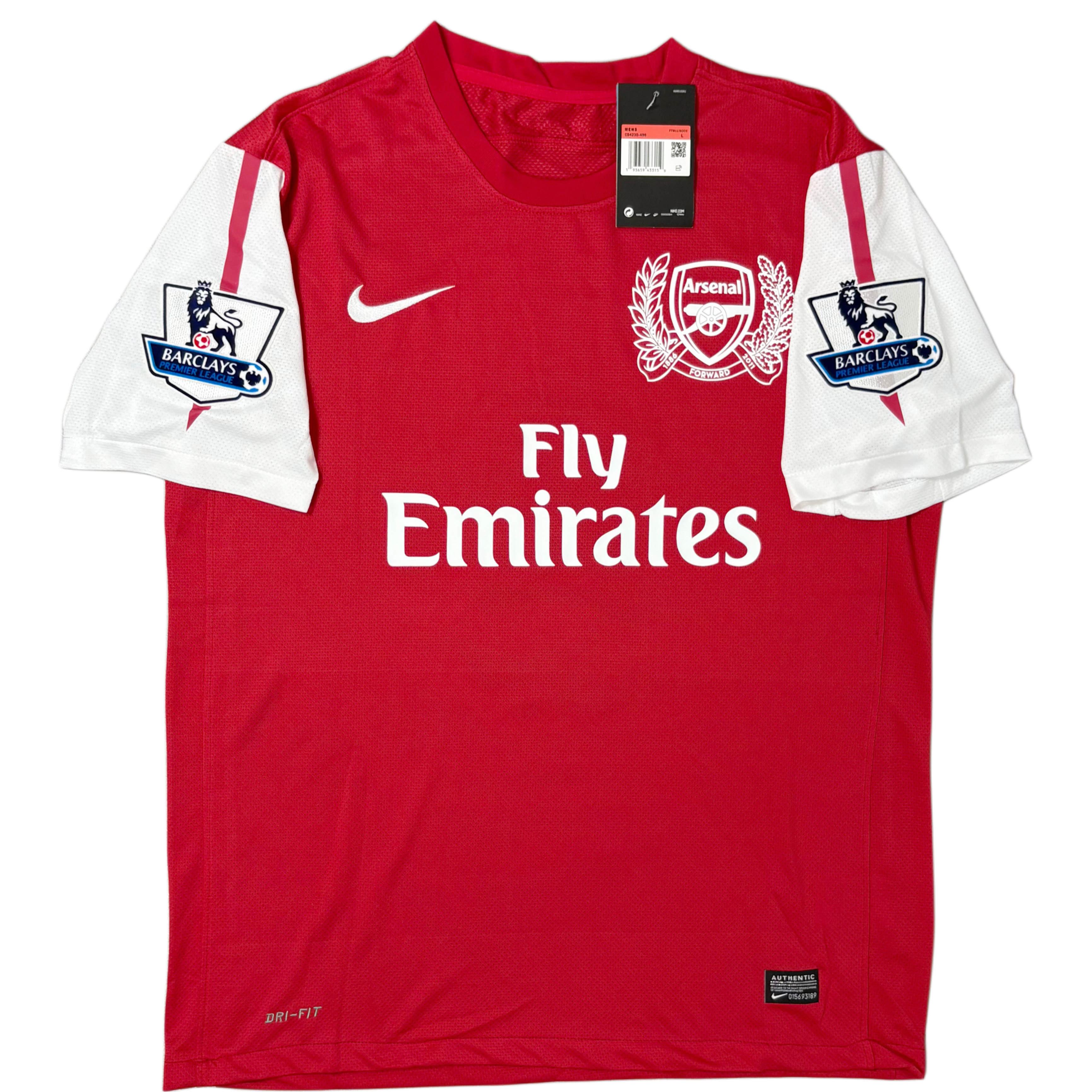 2011/12 Arsenal Home ‘ARTETA 8’ Adult Men’s Large