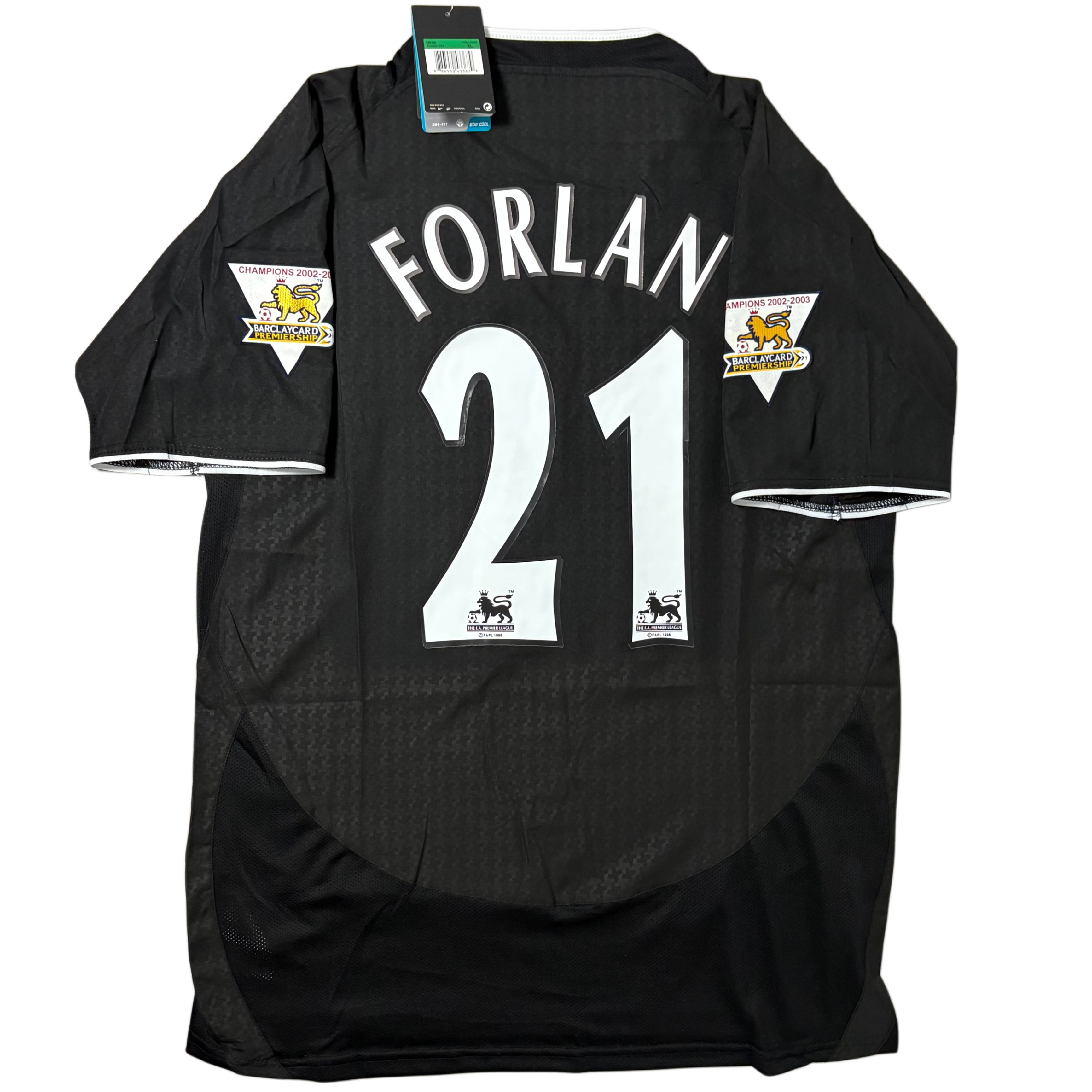 2003/04 Manchester United Away ‘FORLAN 21’ Adult men’s XL