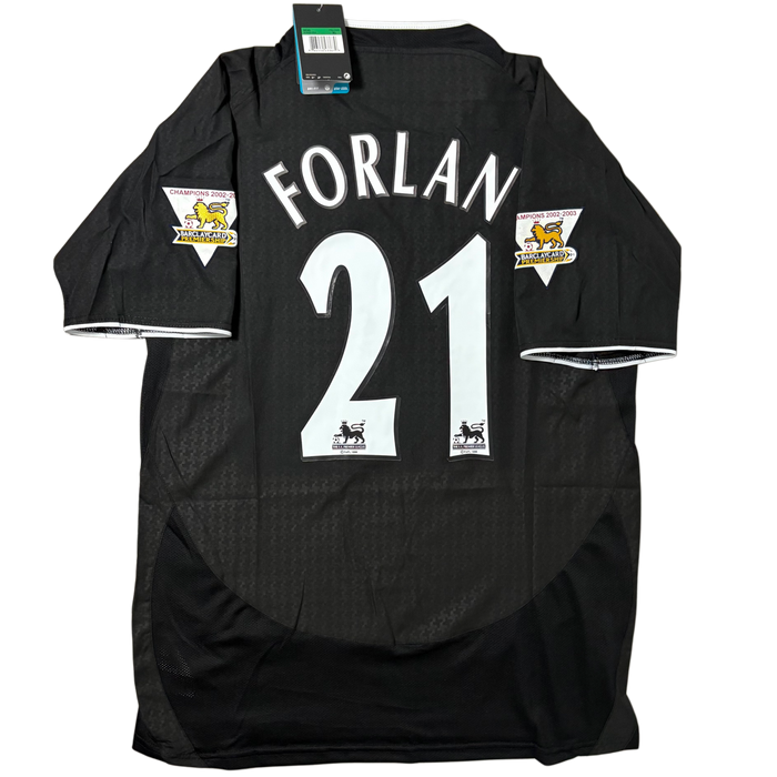 2003/04 Manchester United Away ‘FORLAN 21’ Adult men’s XL