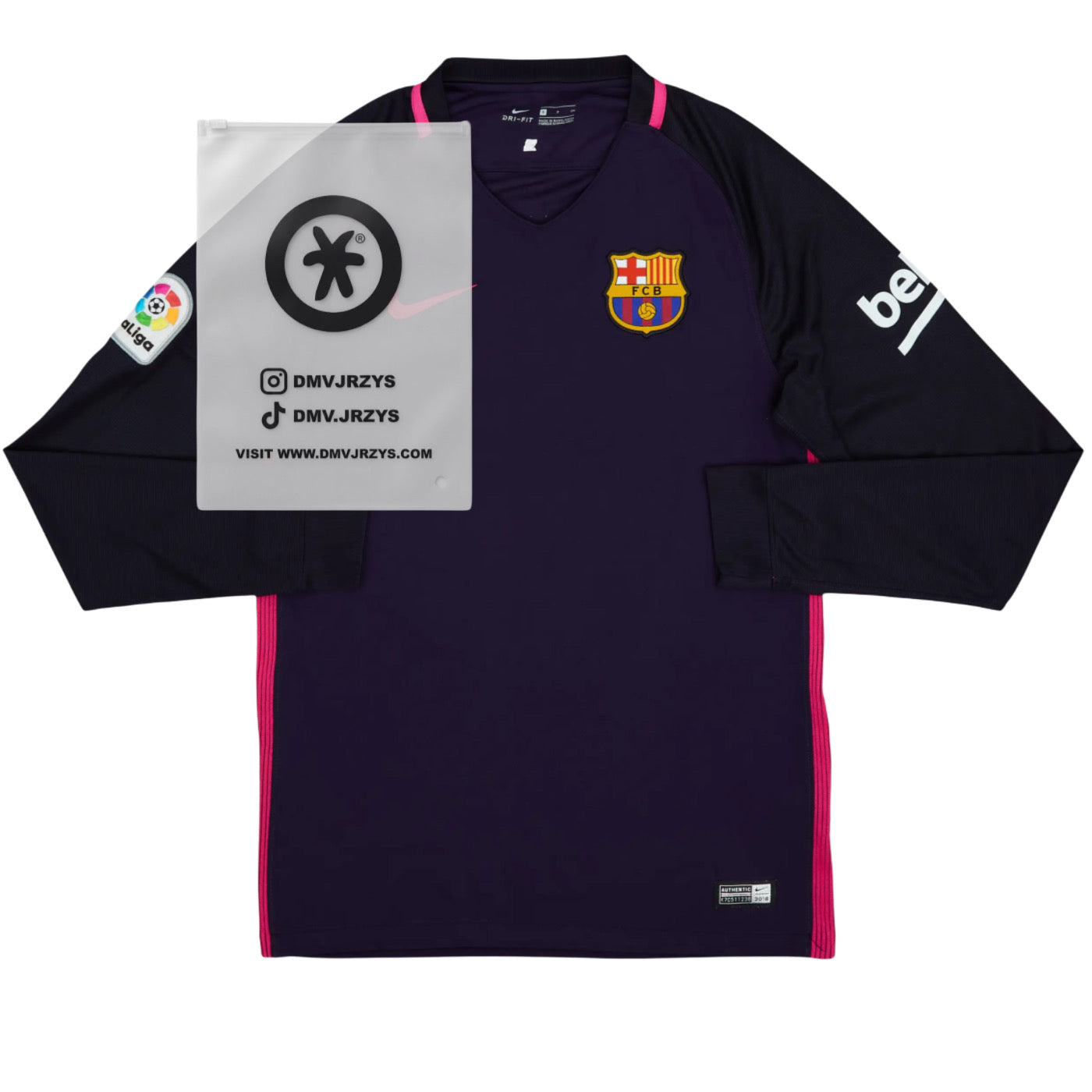 2016-17 Barcelona Away Longsleeve