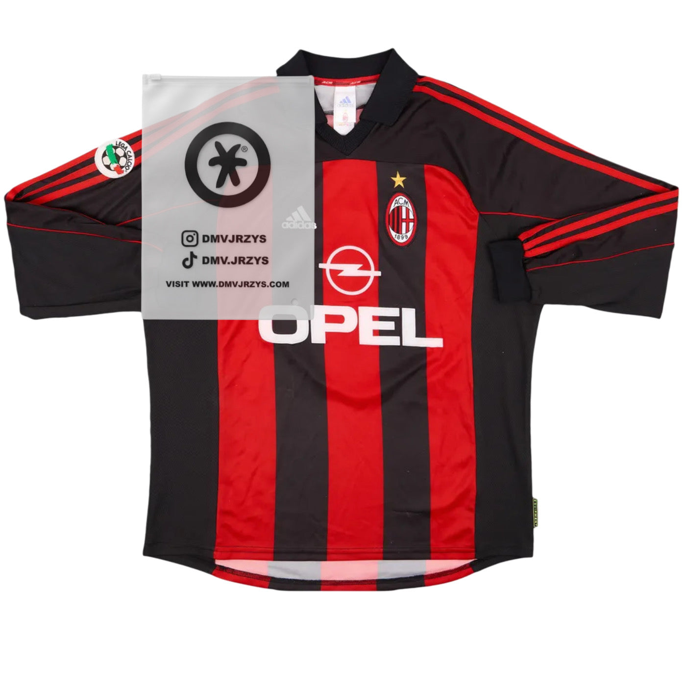 2000/01 AC Milan Home Longsleeve