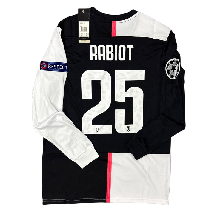 2019/20 Juventus Home Longsleeve ‘RABIOT 25’ Adult men’s Medium