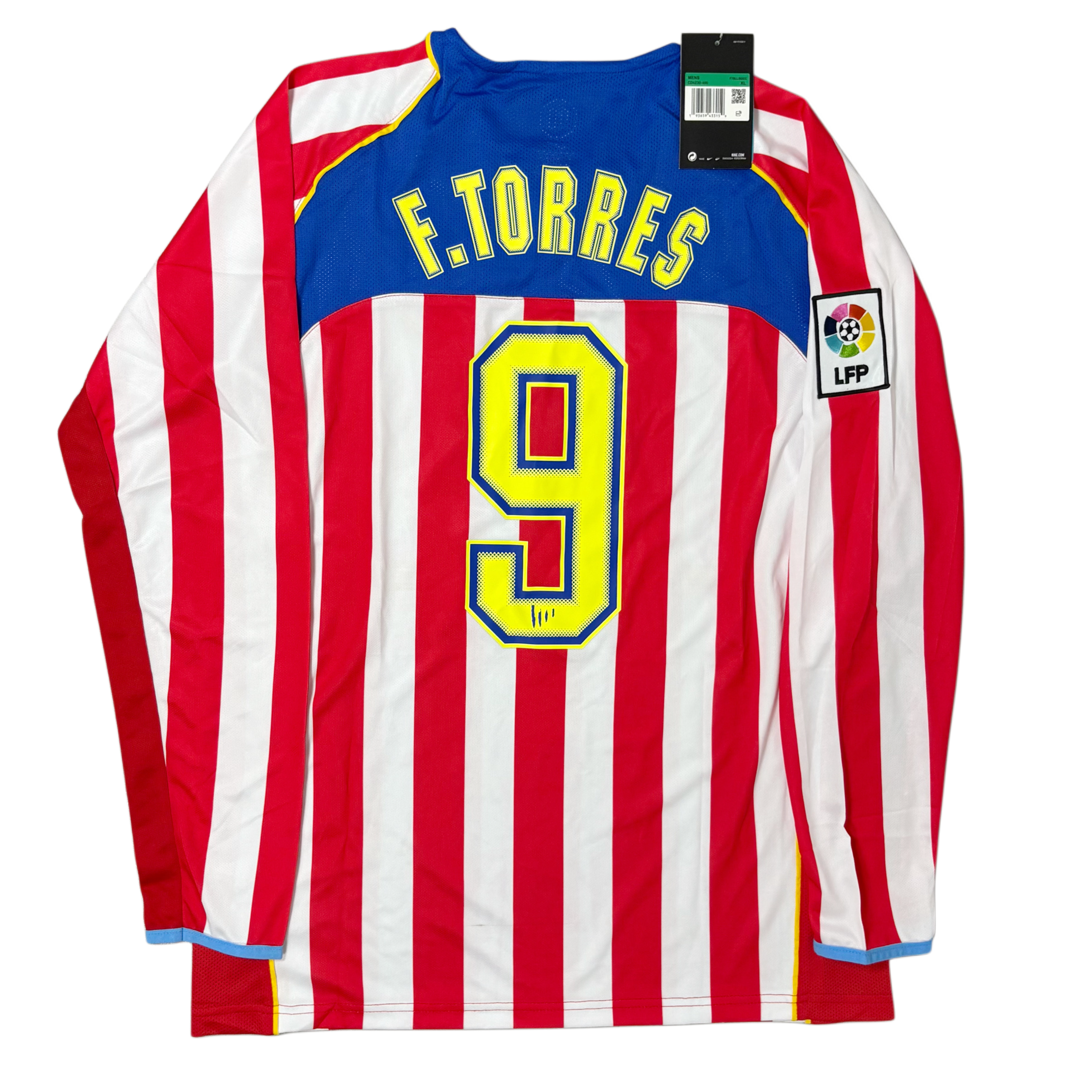 2004/05 Atletico de Madrid home ‘F. TORRES 9’ Adult Men’s XL