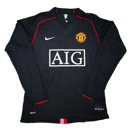 2007-08 Manchester United Away Long sleeve Retro
