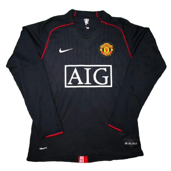 2007-08 Manchester United Away Long sleeve Retro